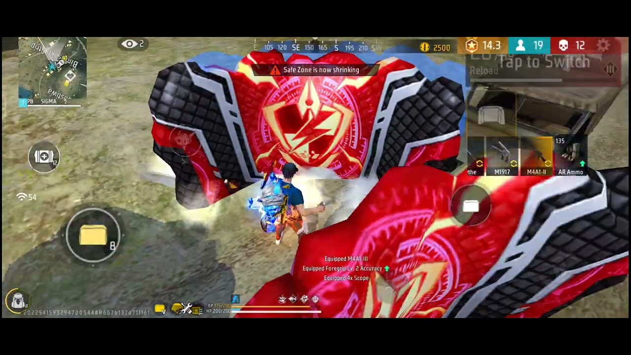 Elite Heroic LOBBY 🤯 99% Headshot🎯19 Kills?🔥|Full Gameplay | Mobile 📱 Free Fire Max