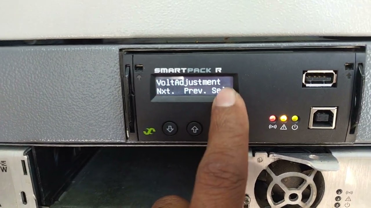 SmartPack rectifier module Low voltage alarm Active