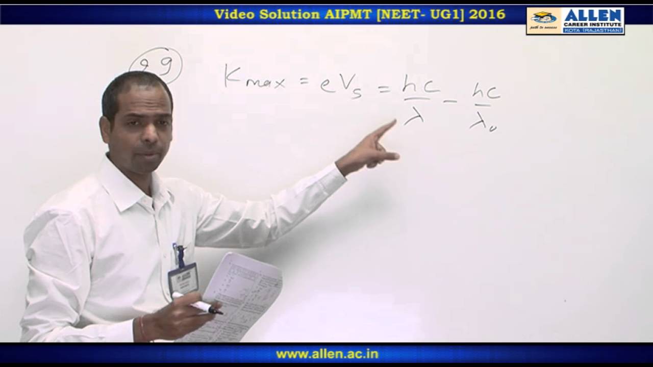 AIPMT 2016 Physics Solution &ndash; Q. 23, 29 (Paper Code-P) NEET-UG 2016 Phase I