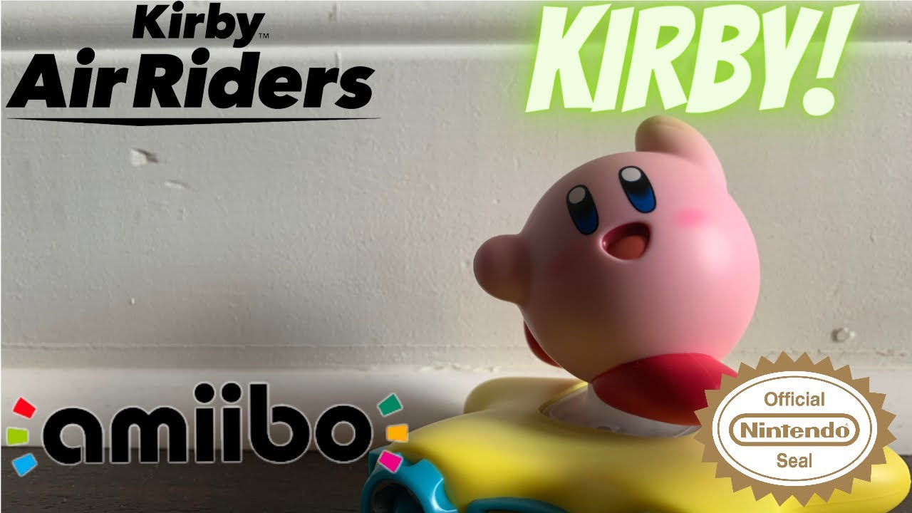 Kirby Air Riders Kirby and Warp Star Amiibo Unboxing!