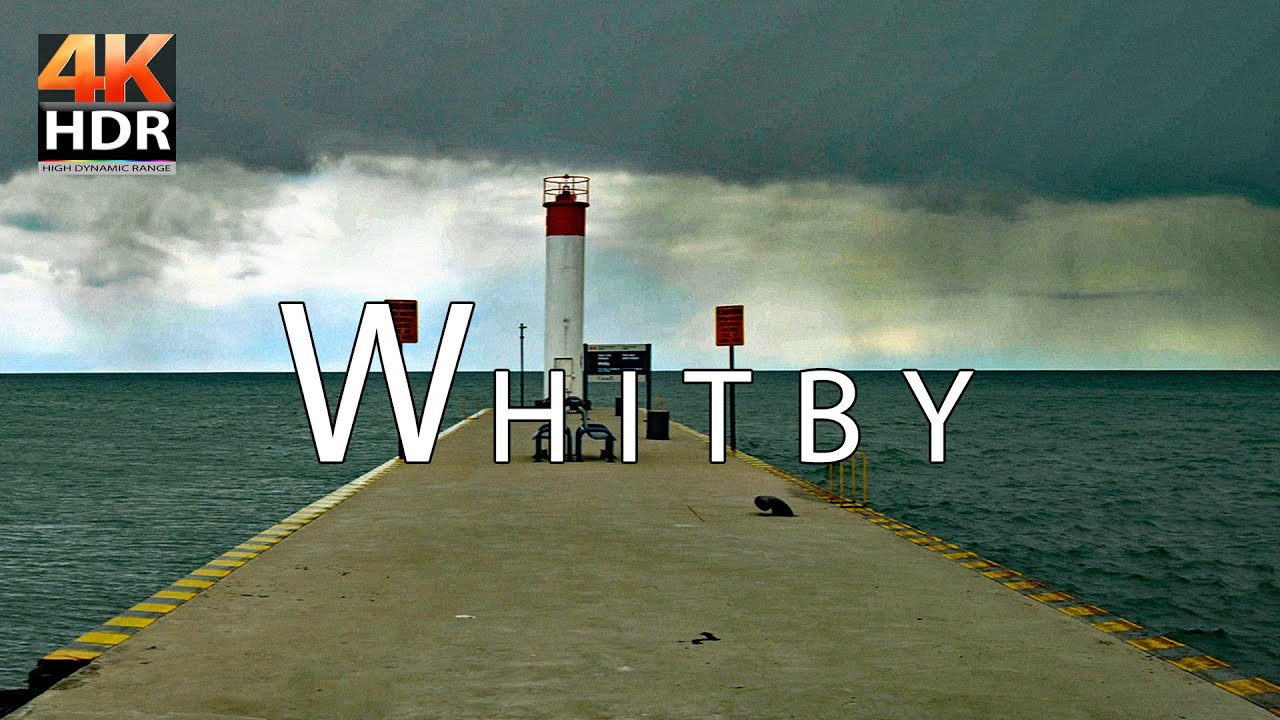 Whitby, Ontario: Scenic Walkthrough of Waterfront And Downtown - Canada Walking Tour 4K