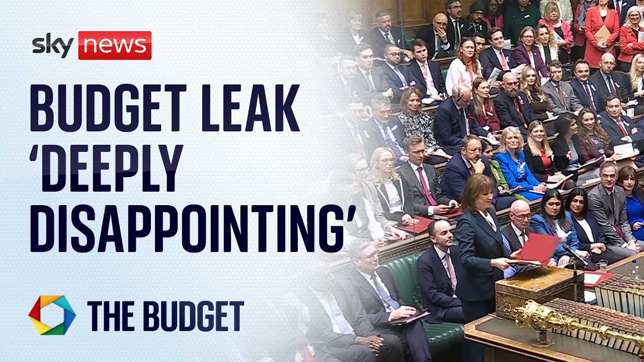 Chancellor: Budget leak a 'serious error' by the OBR