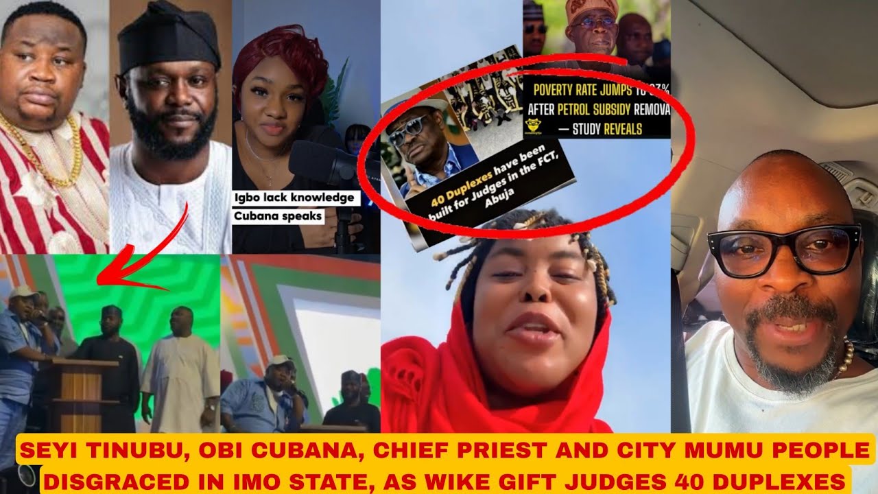 Seyi Tinubu, Chief priest, Obi Cubana Embarrased In Imo State, Wike Gift Judges 40 Duplexes in Abuja