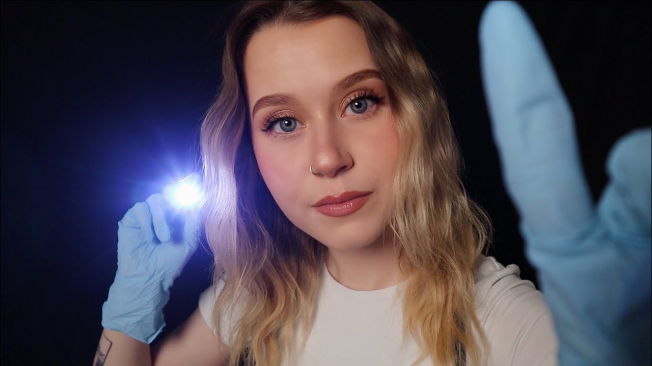 ASMR 5 Minute Cranial Nerve Exam (Fast Paced)