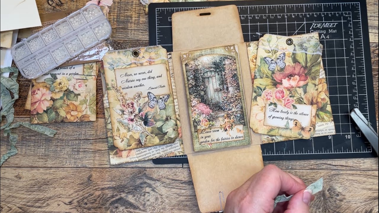 Part 4 - 12x12 Paper You Don’t Like?  Turn It Into a Gorgeous Journal Insert!
