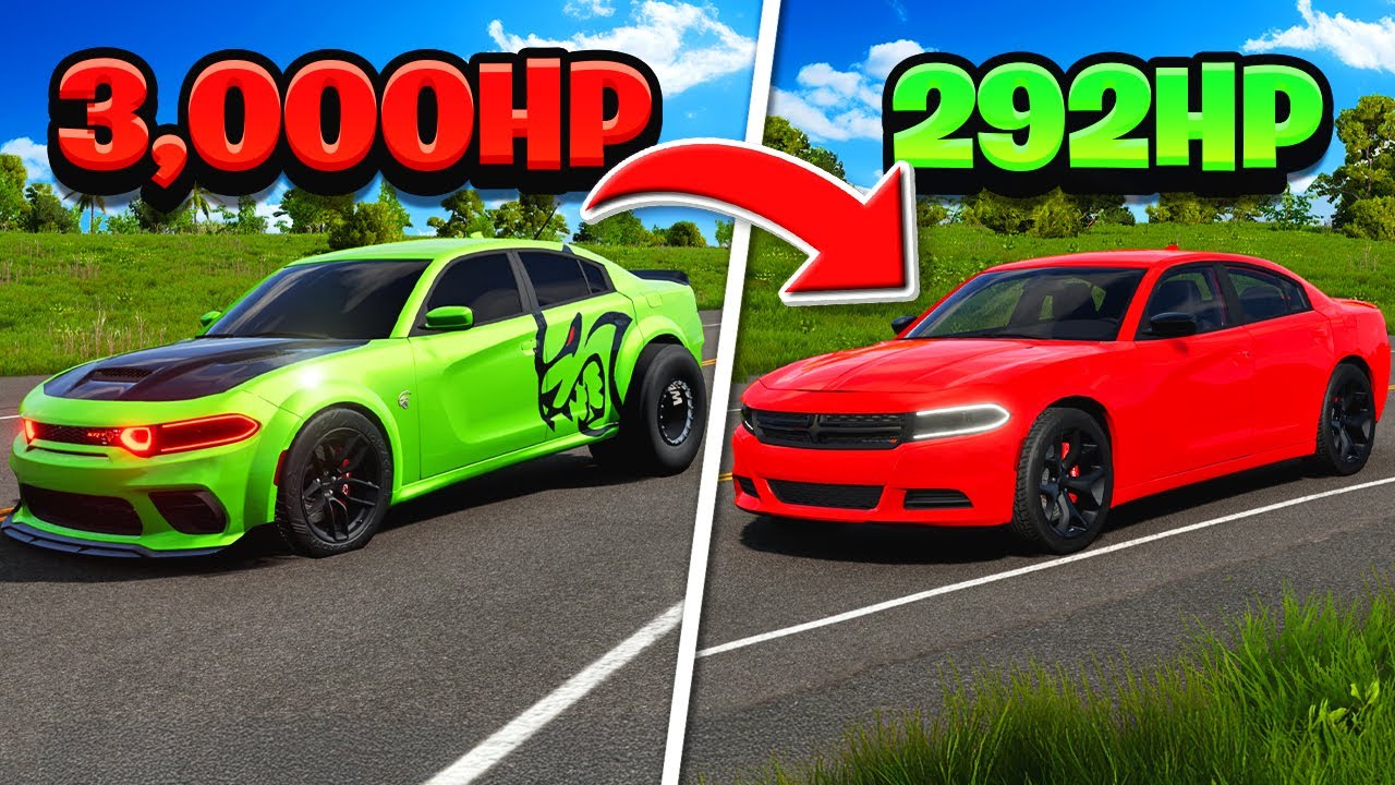 Каждый раз, когда я разбиваюсь, мой Dodge Charger становится медленнее в BeamNG Drive