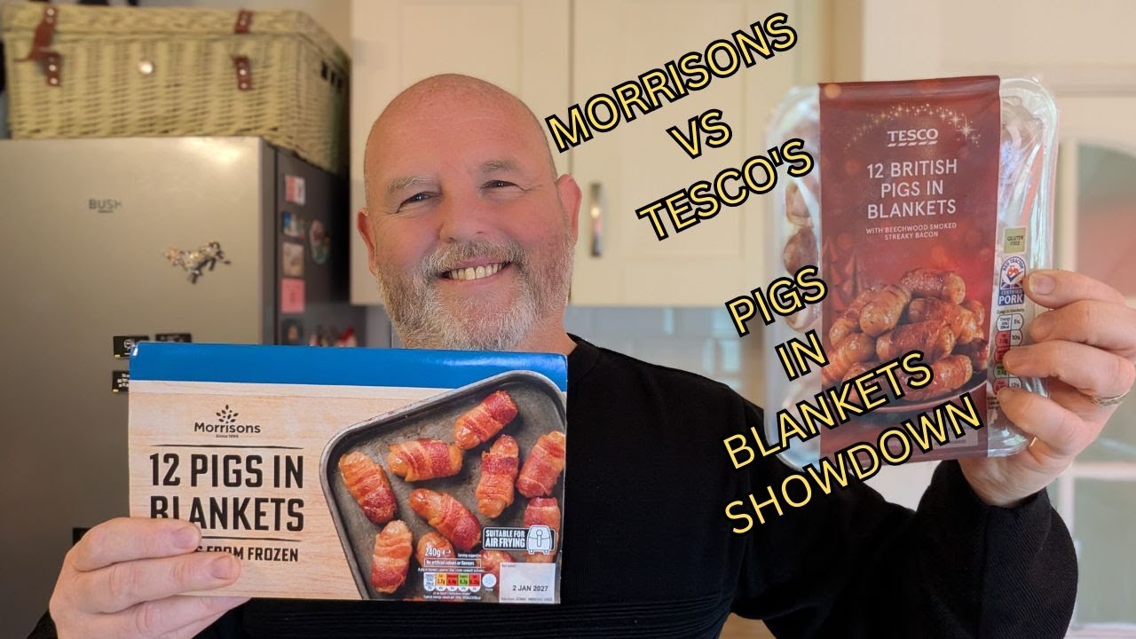 Tesco's против Morrisons | Разборки «свиней в одеялах» | Обзор еды | Рождественская еда