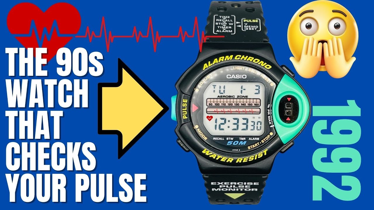 1992 CASIO JP-200W ПРОВЕРЯЕТ ВАШ ПУЛЬС