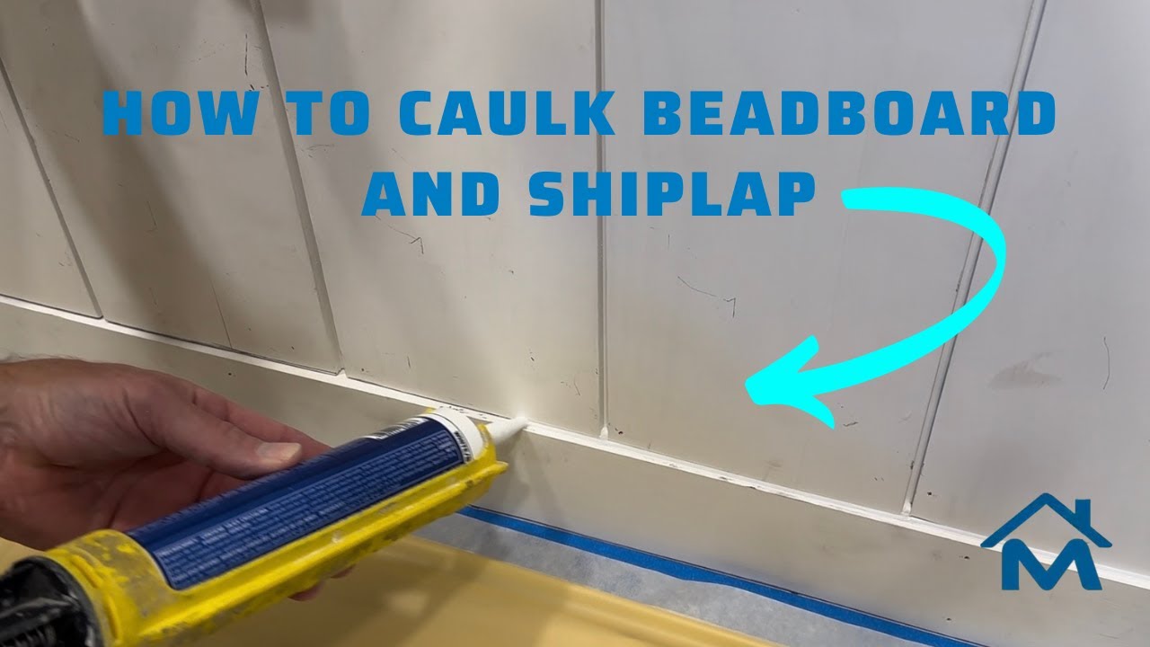Tips on How to Caulk Beadboard, Shiplap and Wainscoting Before Painting