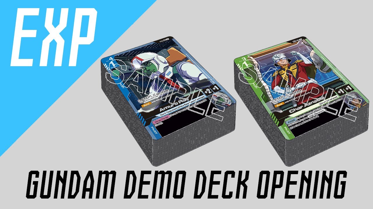 Gundam TCG Demo Deck Opening