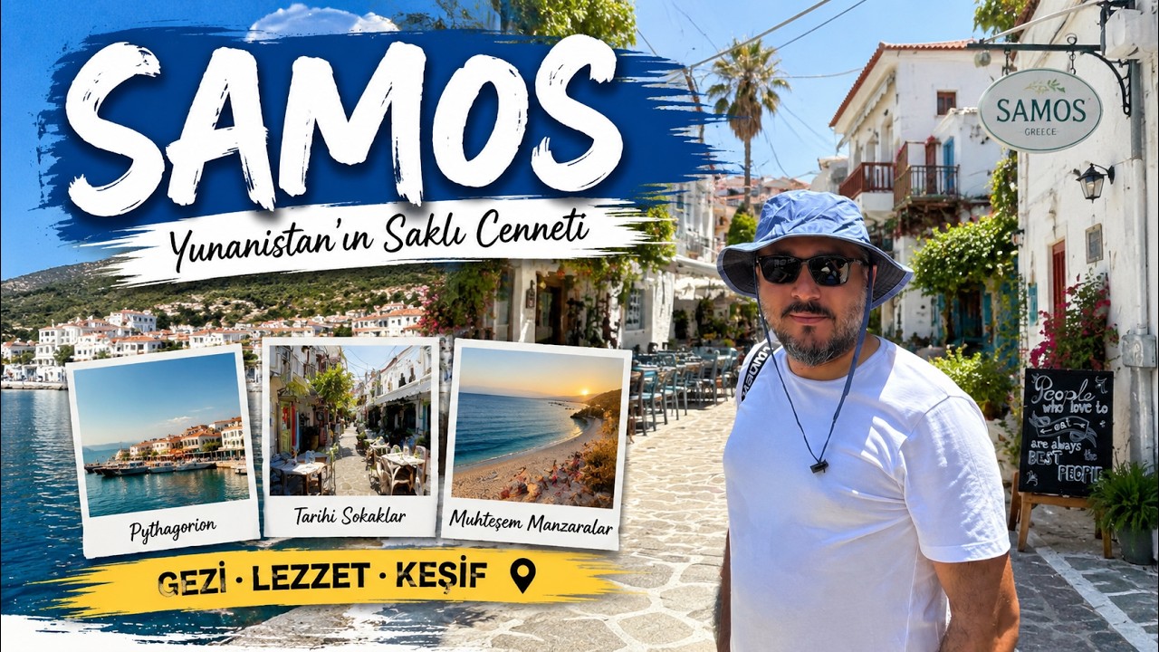 Samos Adası Sokakları | Pythagorion, Vathy, Vourliotes ve Gizli Köyler - Yunanistan Gezisi