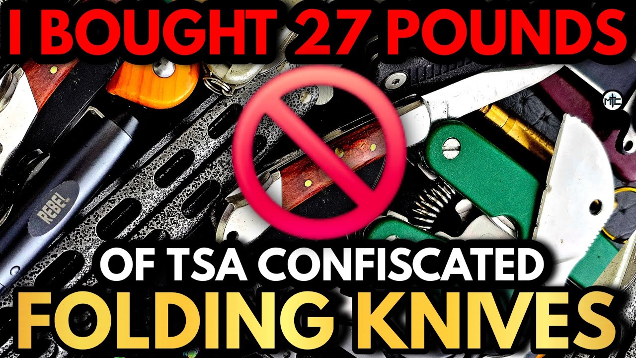 I Bought 27 POUNDS Of TSA Confiscated Knives And I Finally Found... A Balisong!?