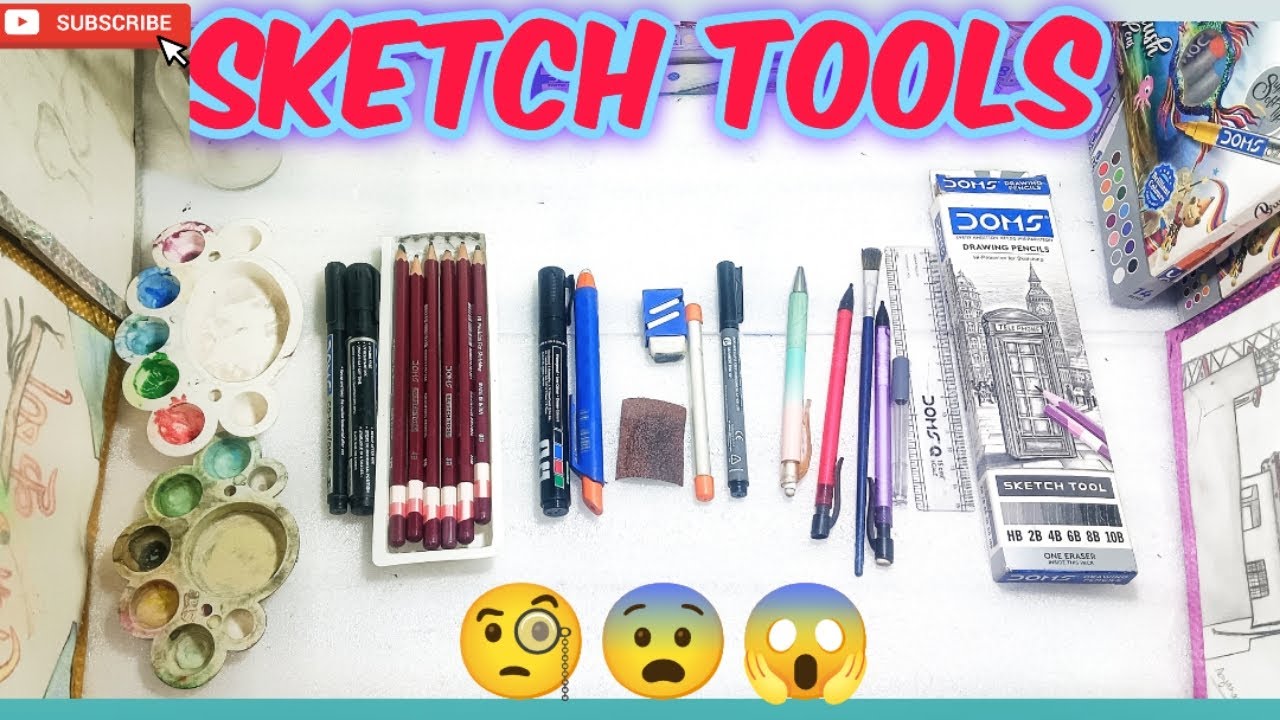 I review all sketches tools 😨😱 best for artists 😄 🎨👨‍🎨👩‍🎨🖌️🧑‍🎨 