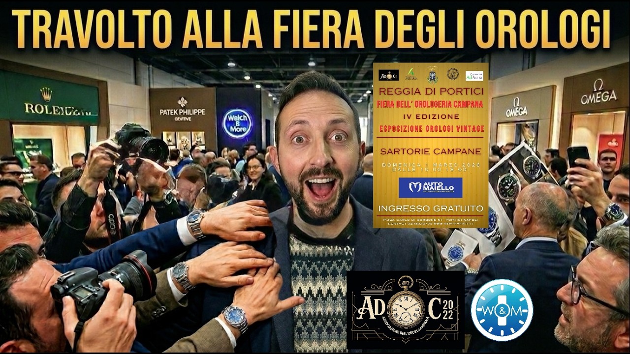 TRAVOLTO dagli OROLOGI (e dalla PASSIONE) alla FIERA di NAPOLI