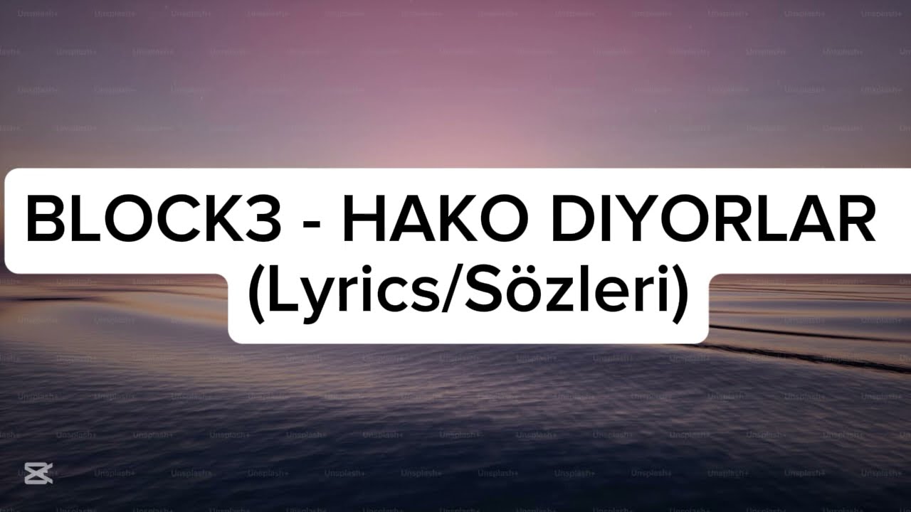 BLOK3 - HAKO DIYORLAR (LYRICS/S&Ouml;ZLERI)