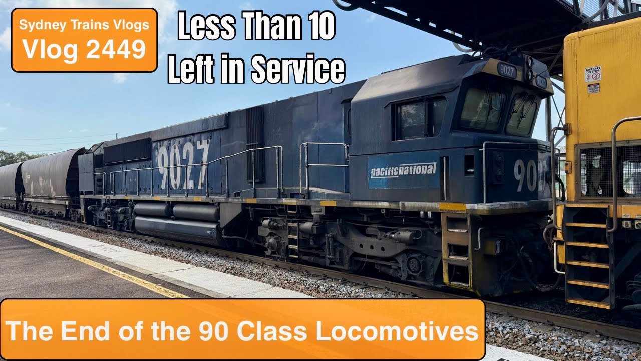 Sydney Trains Vlog 2449: The End of the 90 Class Locomotive