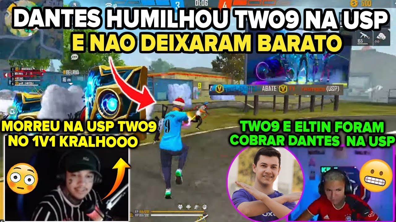 DANTES HUMILHA TWO9 NA USP E FARPA - TWO9 E ELTIN FORAM COBRAR DANTES NA USP TAMBÉM - 4X4 DAS FARPAS