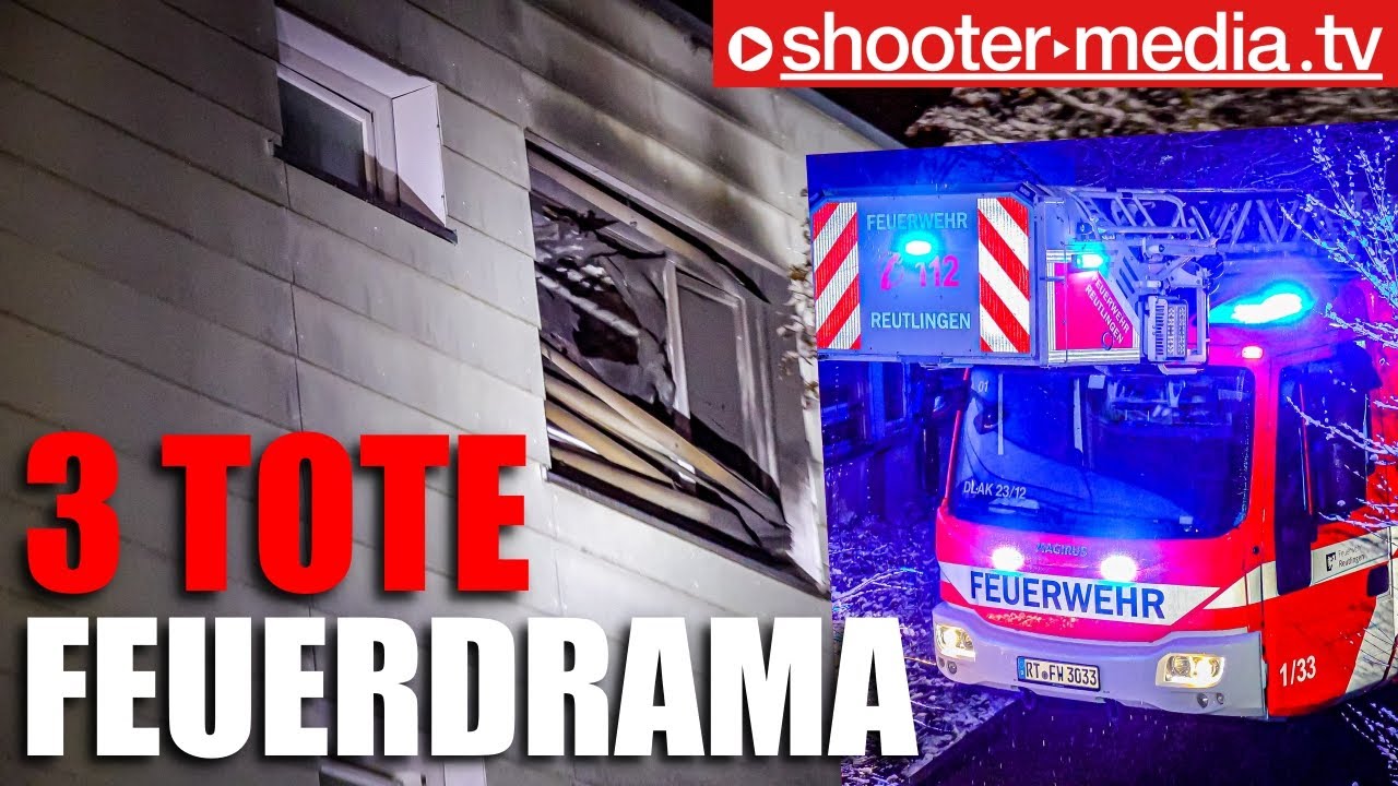 🔥🔥  Feuerdrama mit 3 Toten in Reutlingen  🔥🔥 | Brand in psychiatrischer Einrichtung
