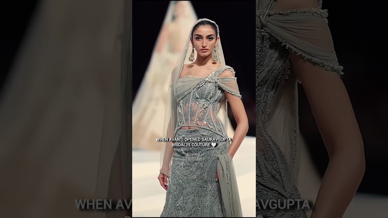 the best opening for an indian show💅🏻🍷#fashion #avantinagrath #gauravgupta #fyp #trending