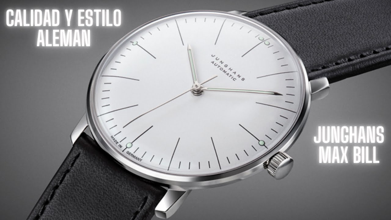 Junghans Max Bill - mas que un reloj minimalista - Sello de garantía CdR
