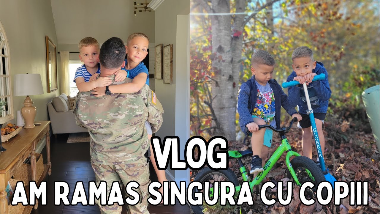 Soție de militar AMERICAN | Un weekend doar cu copiii
