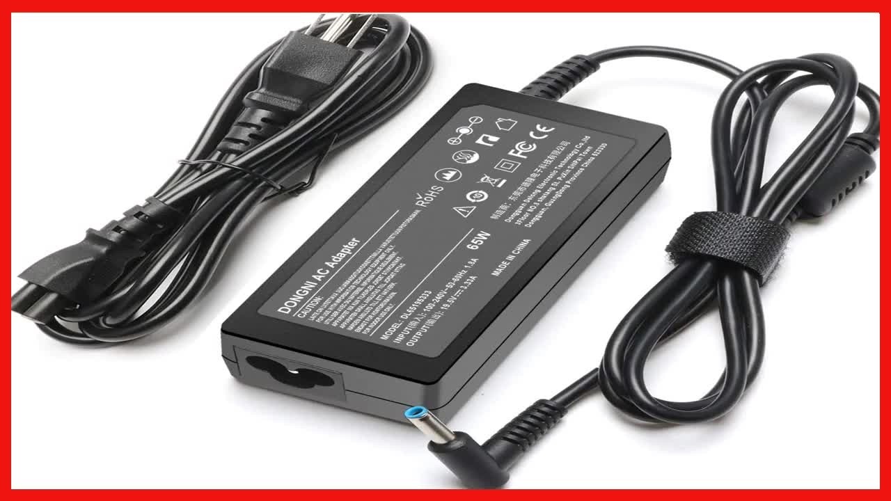 Reliable HP Laptop Charger Compatible with Multiple Models – 65W Power Adapter