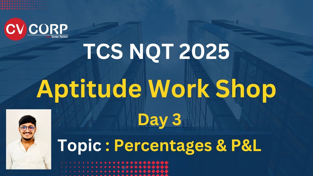 TCS NQT - Aptitude - Day 3