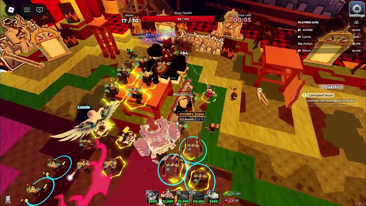 How to beat the final act using the forsaken x tds strat in tower defense simulator (Player 1)