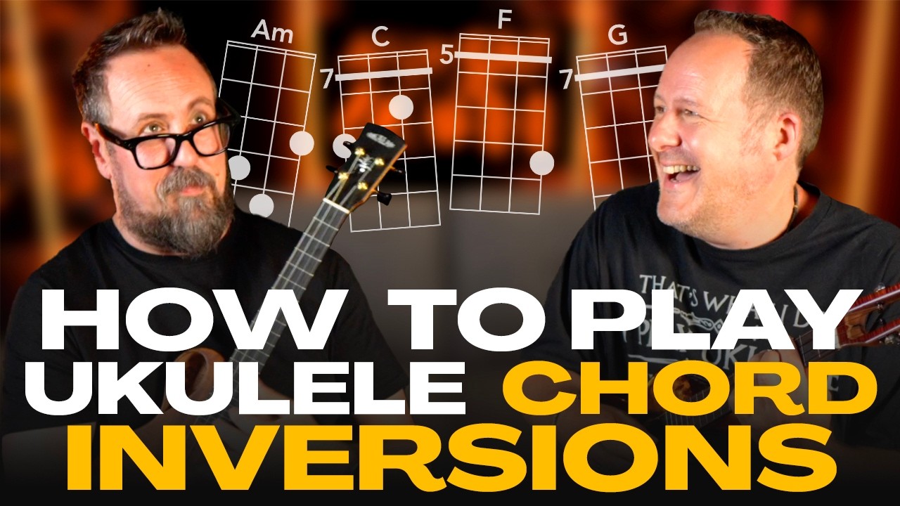 Ukulele Chord Inversions - Am, C, F & G