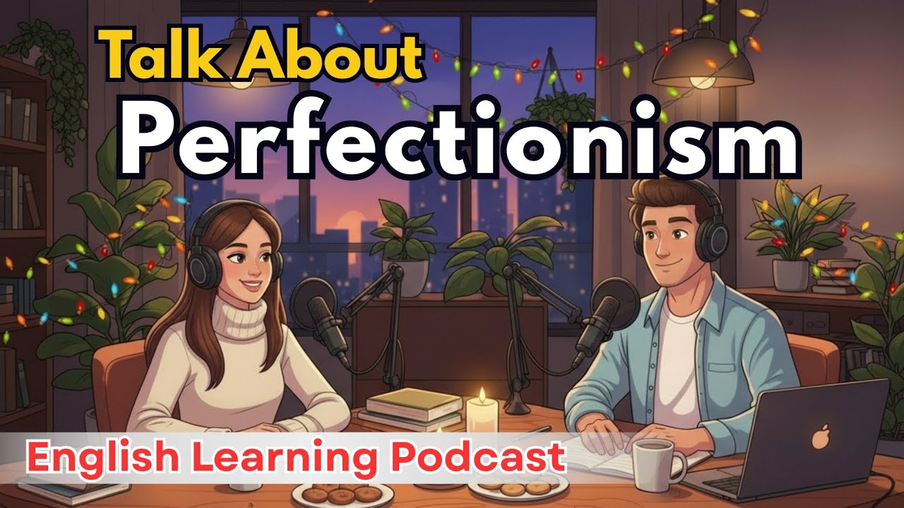 English Real Life Conversation Podcast ✨| How to Talk About Perfectionism in English
