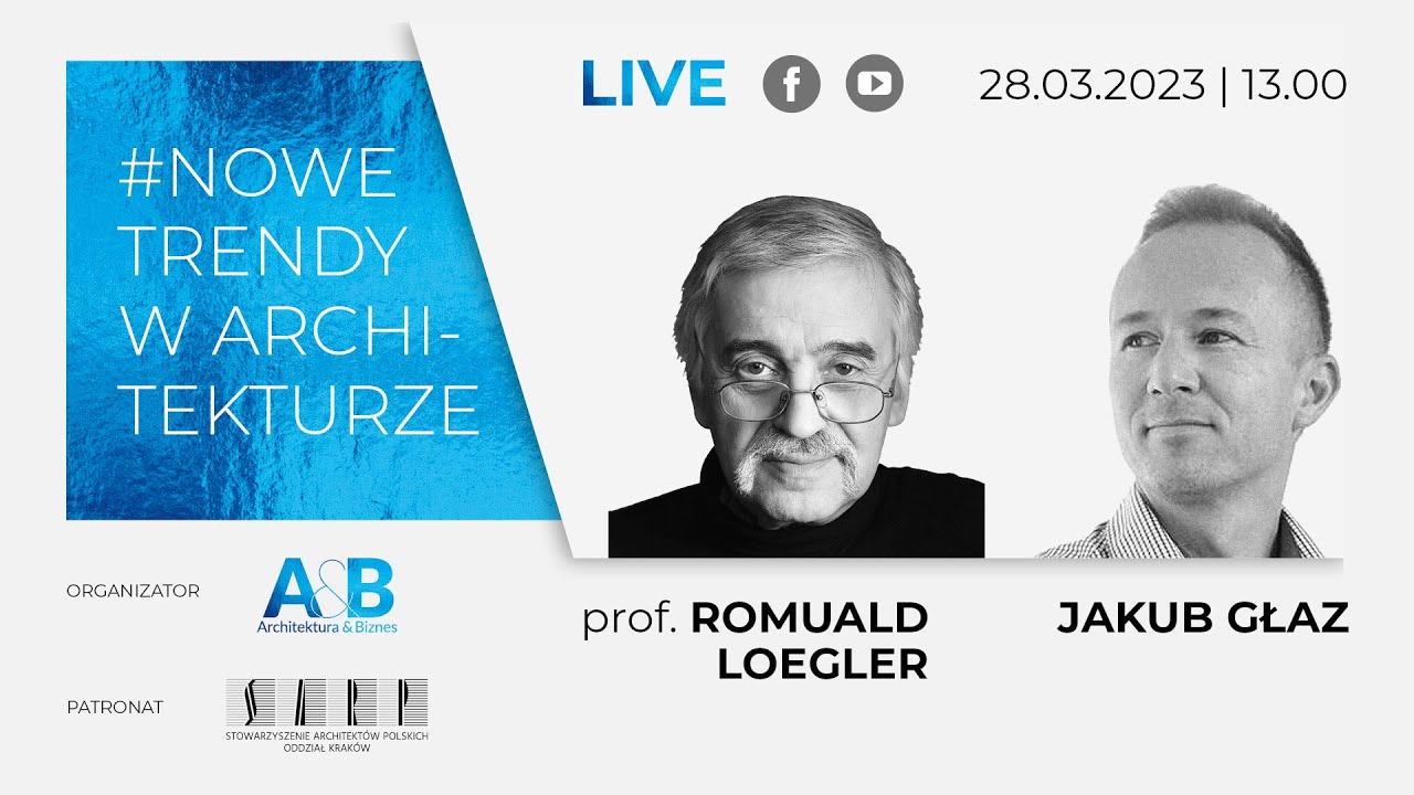 prof. Romuald Loegler i Jakub Głaz – 28 marca (wtorek), godzina 13.00