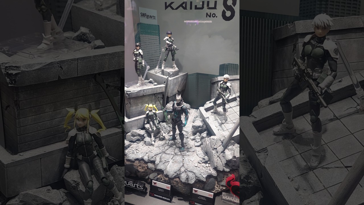 Anime Expo 2025 SH Figuarts Kaiju No. 8 display 