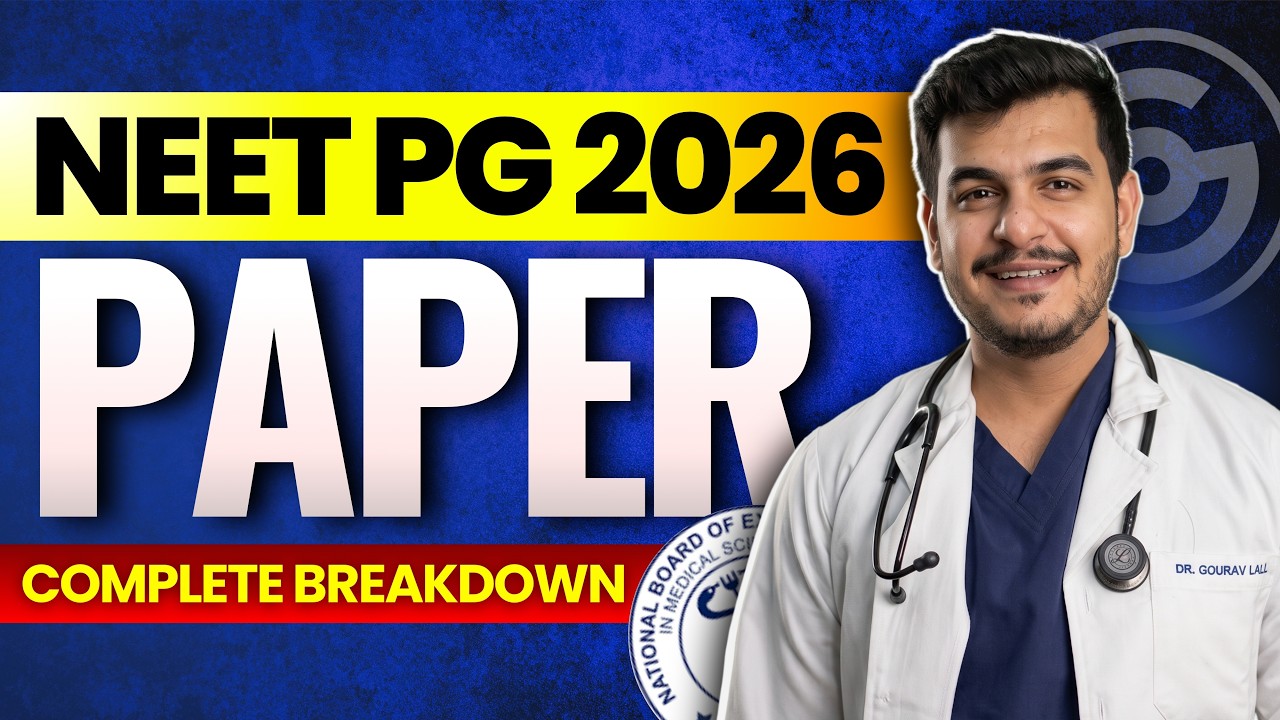 NEET PG 2026 Paper Breakdown & Complete Review | Subject-Wise Analysis, Difficulty, PYQs