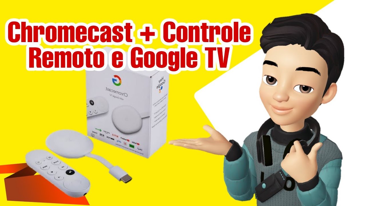 Chromecast Google TV Controle sua TV com sua voz com o controle remoto mais inteligente do mundo