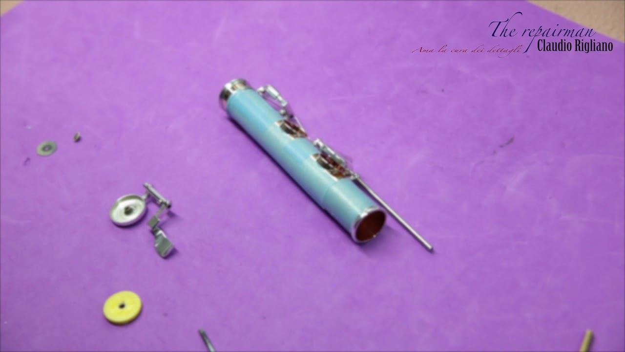 Muramatsu 14k RCE in line C.O.A Riparazione flauto Mutamatsu oro 14 K clarinetto sax Bergamo