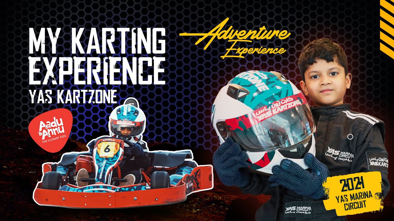 🏎️ My First Karting Experience at YAS Kartzone, Abu Dhabi! 🏁 | Vlog #8