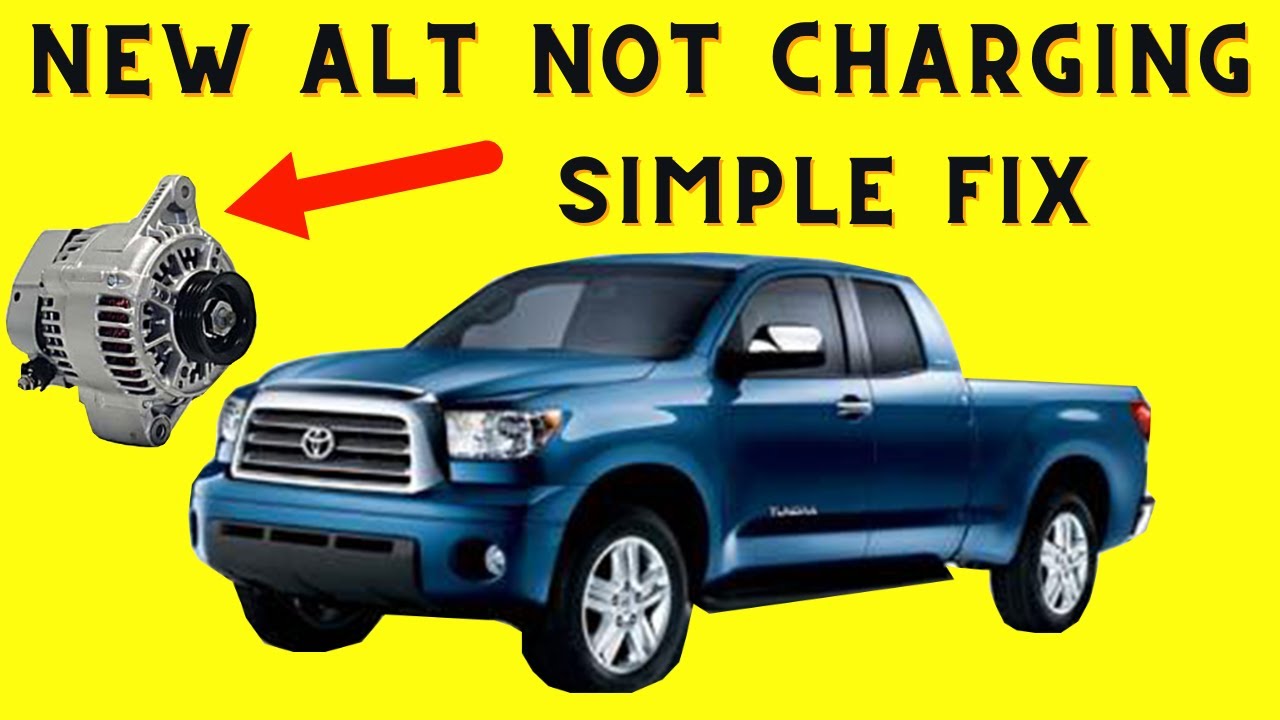 New alternator NOT CHARGING BATTERY~~~ SIMPLE FIX