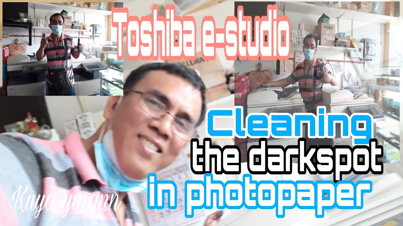 How to remove the dark spot in photo paper from the copier | Kuya Ymann