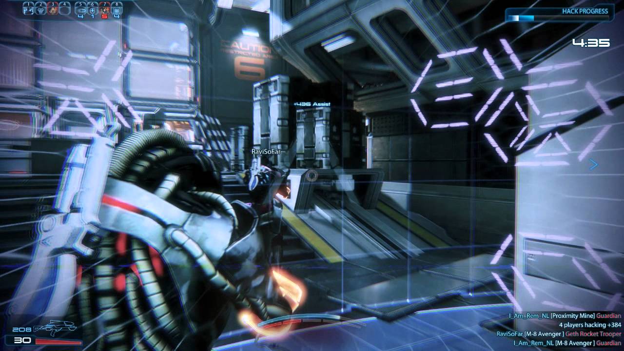 Most OP gun in Mass Effect 3 Multiplayer: The M-8 Avenger.