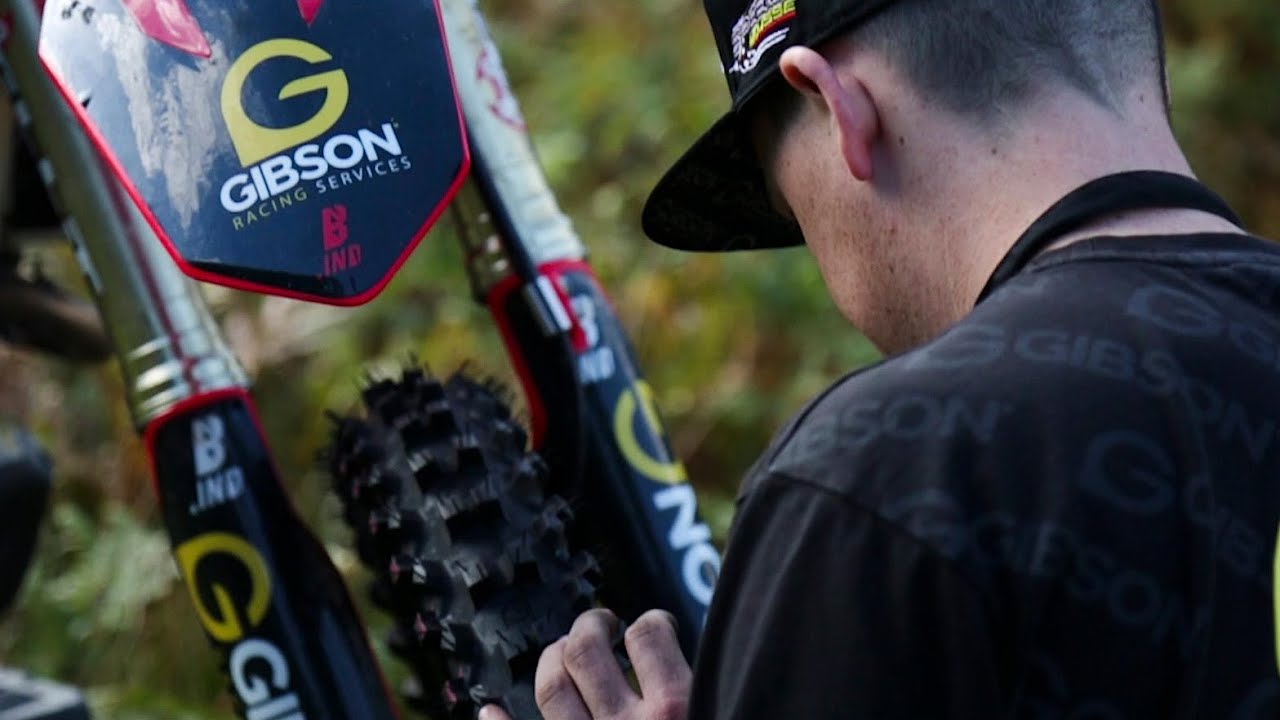 The full range of Gibson Motocross Tyres and how they are made