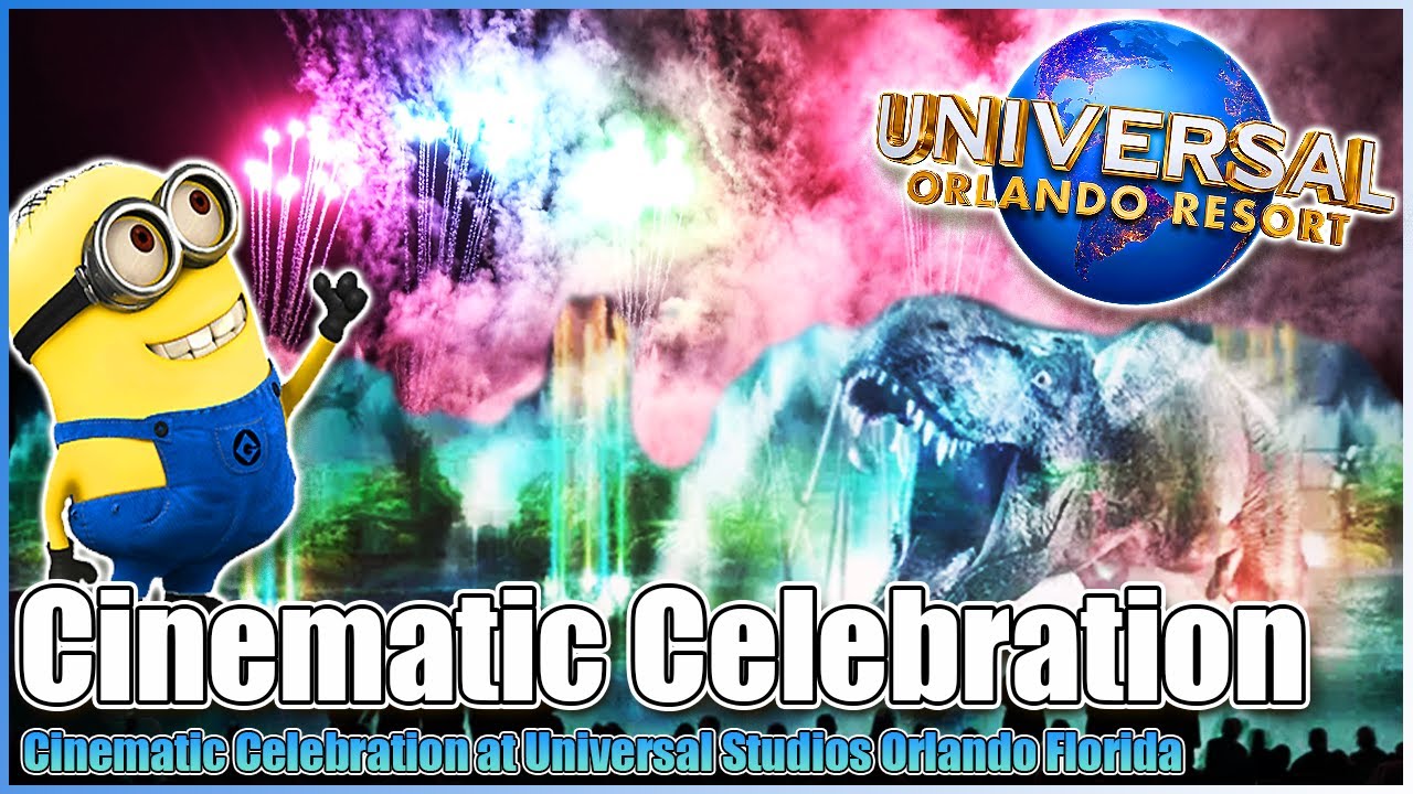 ✨Universal Orlando’s Cinematic Celebration🎦Best View 4K Full Show🎆Fireworks Fountains Harry Potter
