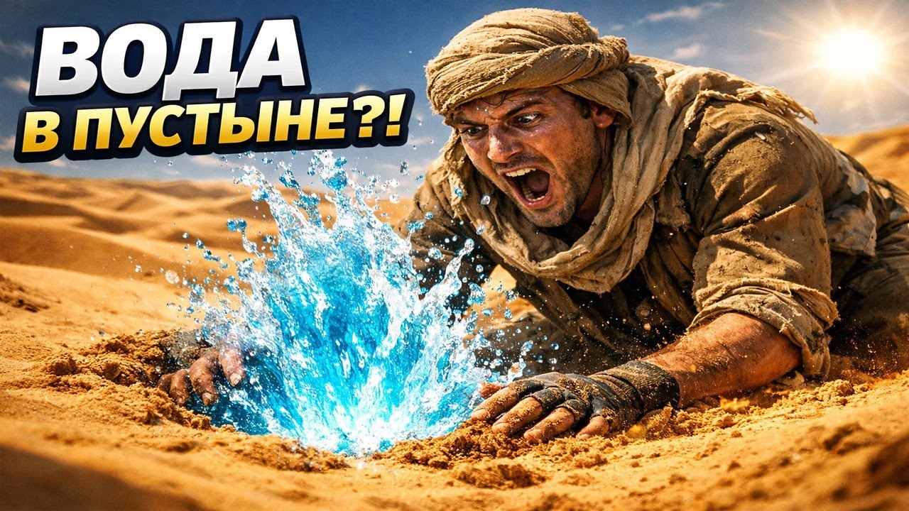 Как находят воду в пустыне, если вокруг только песок. Жизнь в пустыне