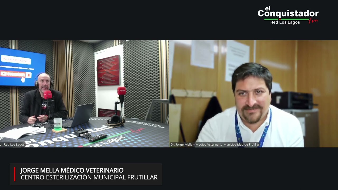 En Café Expréss, Jorge Mella, Médico Veterinario, Centro de Esterilización Municipal de Frutillar.