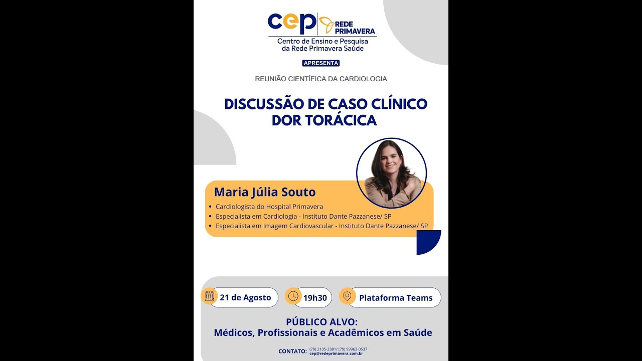 REUNIÃO CIENTÍFICA DA CARDIOLOGIA - 21.08.2025