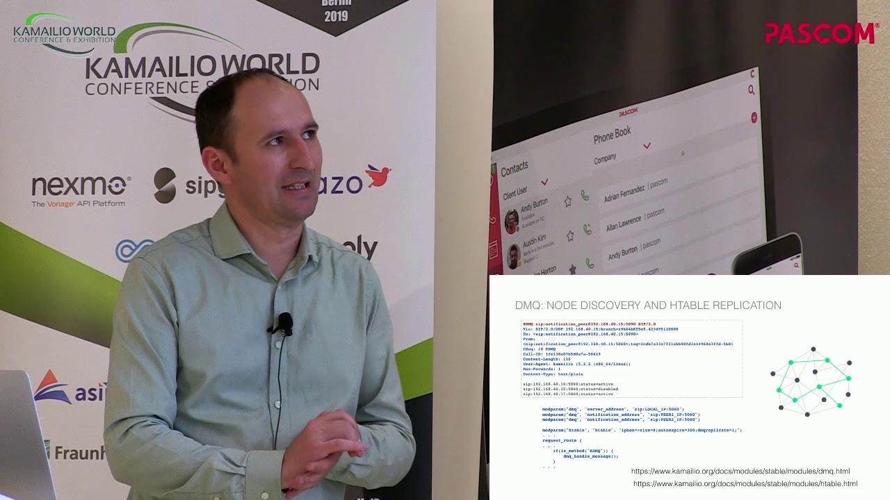Kamailio World 2019: Replication Mechanisms For Multi-Node Kamailio Platforms