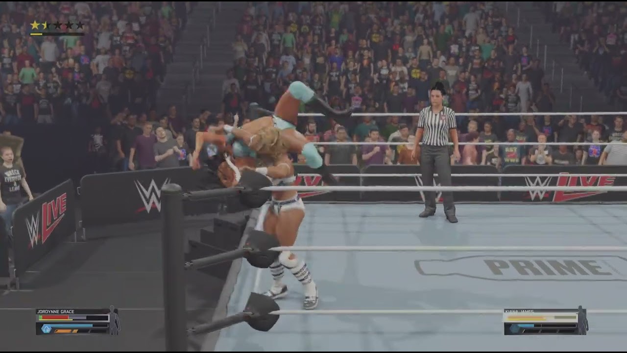 WWE 2K25 Jordynne Grace destroys Kiana James and qualifies for Elimination Chamber