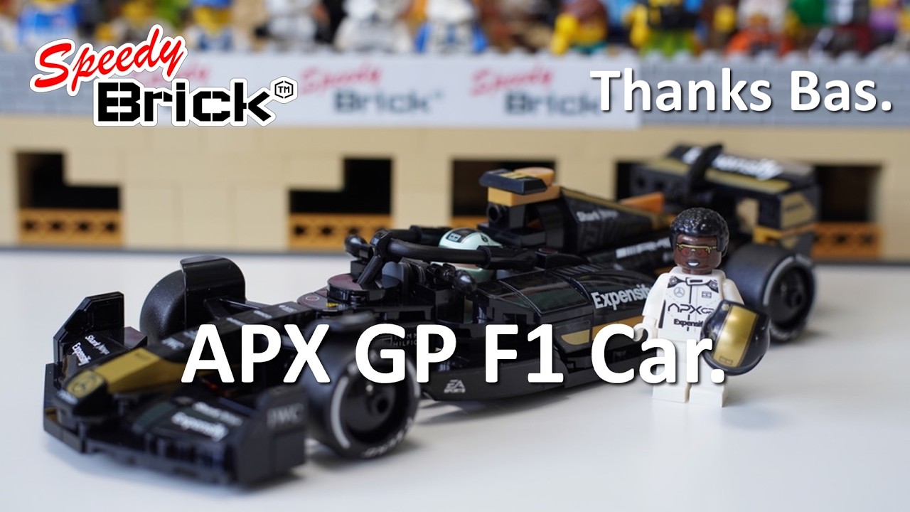 Сборка и обзор набора Lego Speed ​​Champions 77252 «Гоночный автомобиль команды APXGP F1 из фильма».