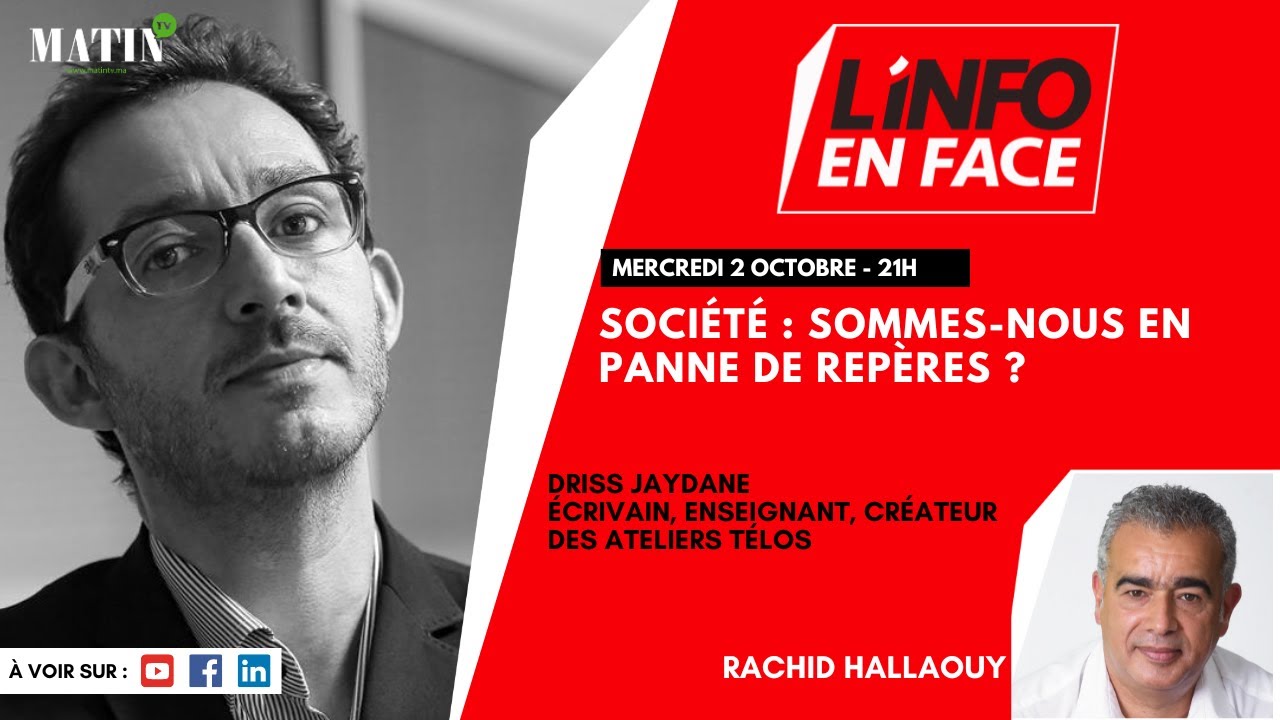 L'Info en Face avec Driss Jaydane