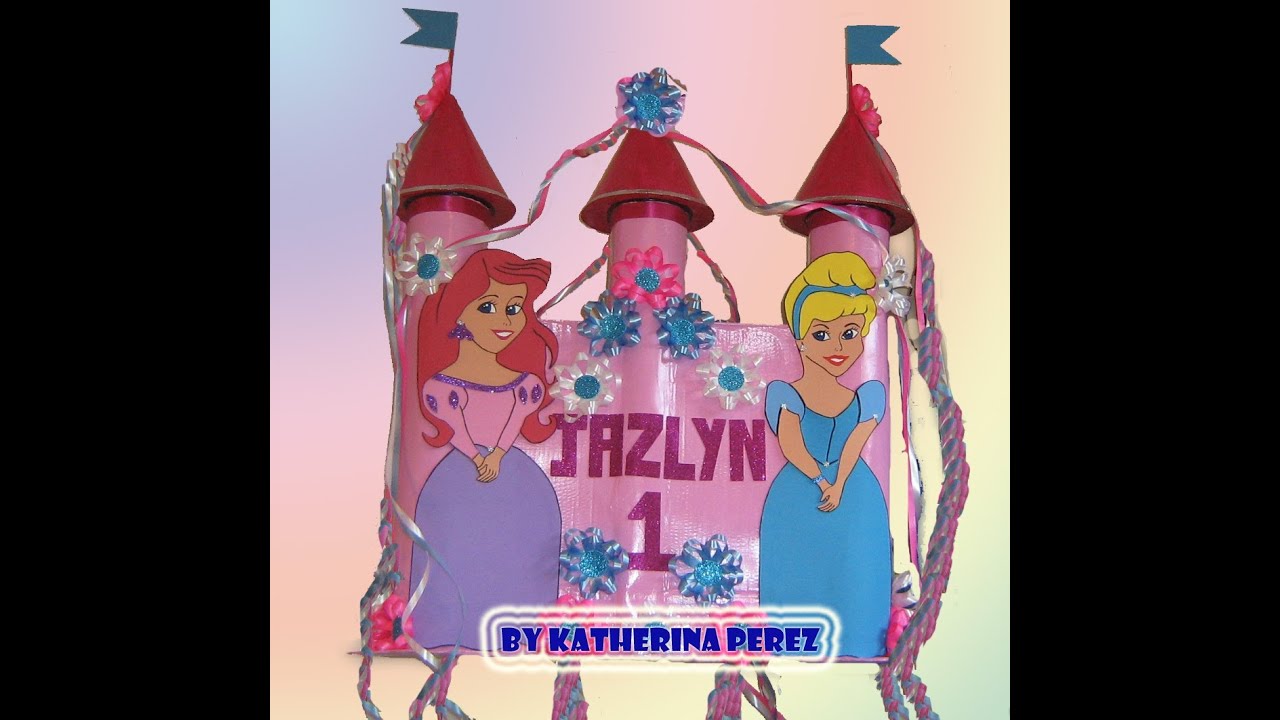 CASTILLO 5 PRINCESAS PINATA / Princess Castle Pinata