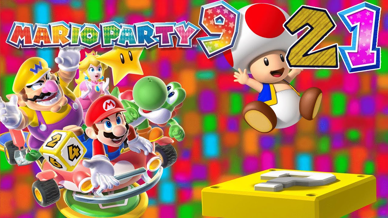 Mario Party 9 (Wii) - Episode 21 - Step It Up (7 Wins - 1-vs-Rivals (Solo)) (Minigame Mode) (Blind)